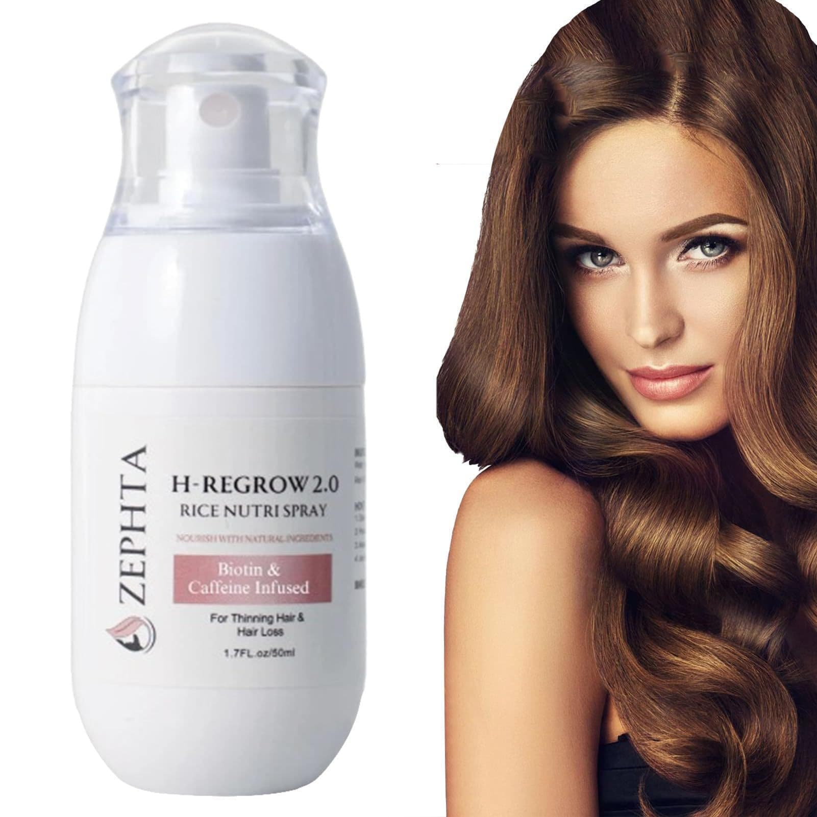 Cross-border Zephta H-Regrow 2.0 - Zephta Hair Regrowth Rice Nutrient Spray