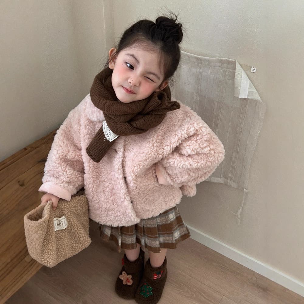 2025 New Style Winter Coat for Girls, Short Loose Fit with Peter Pan Collar, Trendy
