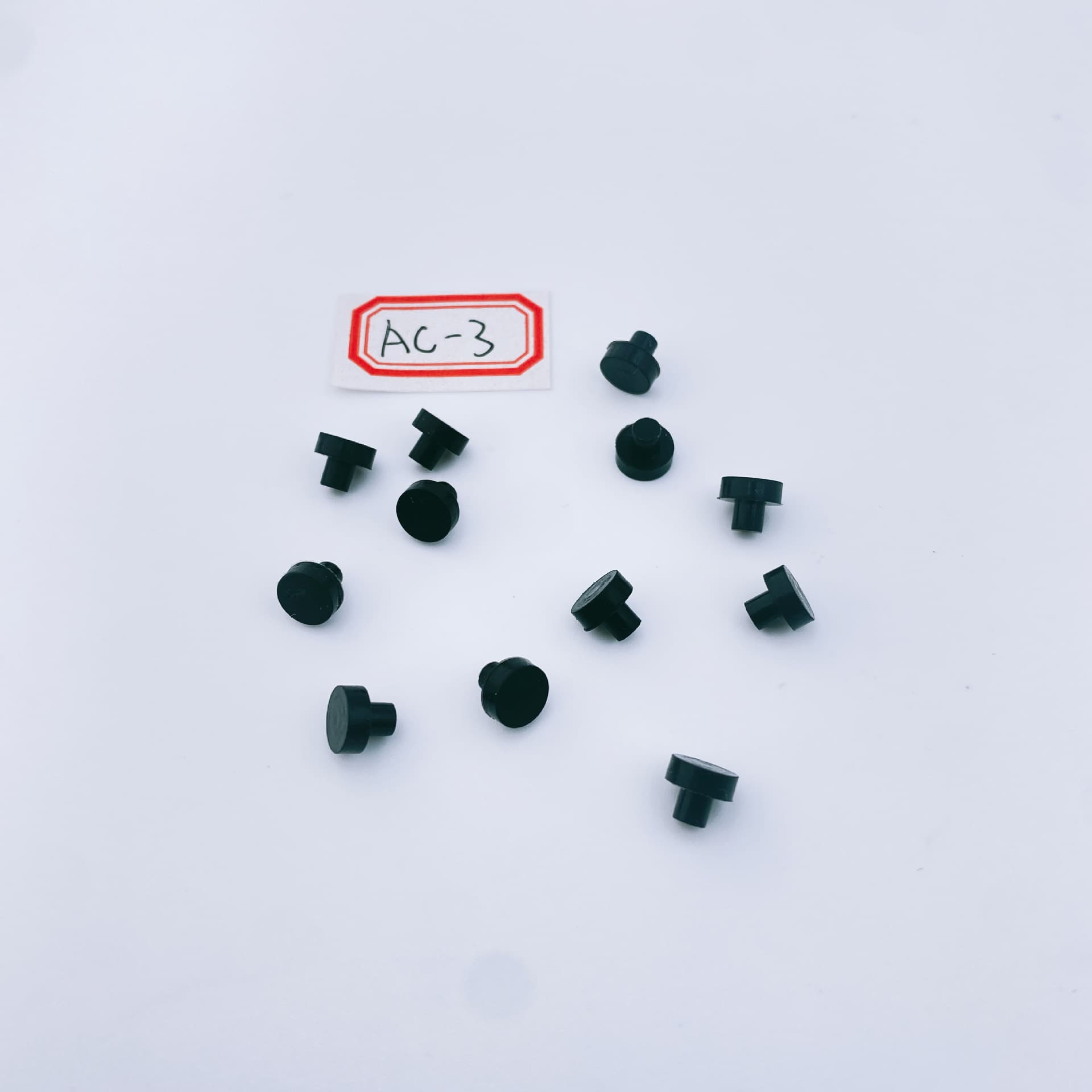 T-shaped sealing silicone plug straight hole plug water bottle thread plug anti-collision rubber plug screw hole cylindrical plug