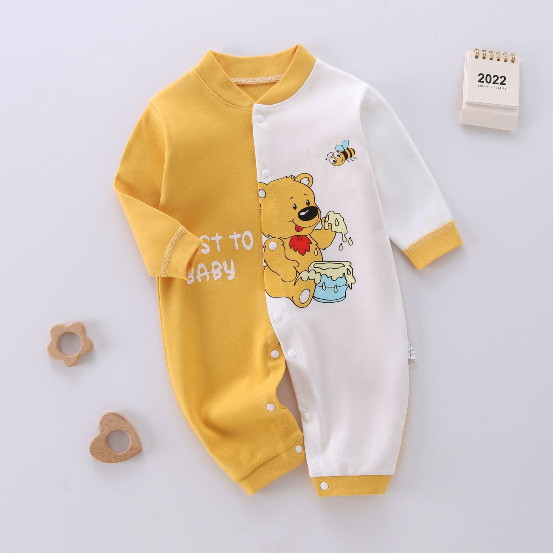 Infant onesies autumn and winter male and female babies newborn combed cotton type A long-sleeved romper baby clothes