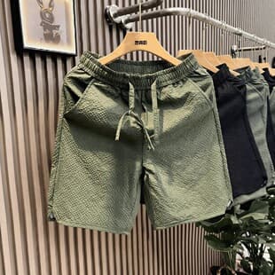 Summer Men's Unisex Versatile Casual Shorts, Couple Fashion Trendy Loose Beach Five-Point Shorts for Men