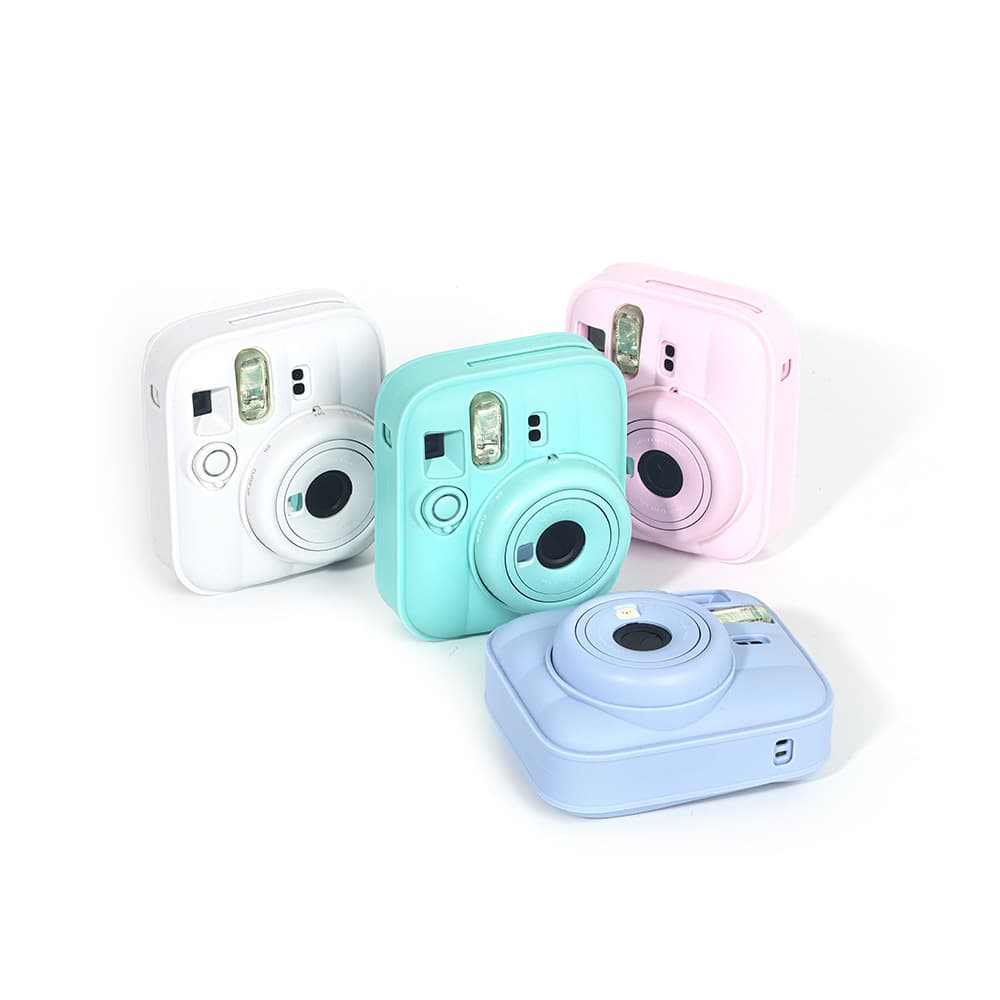 Solid Color Silicone Case for Fujifilm Instax Mini 13, Durable, Drop-Resistant, Snug-Fit Camera Cover