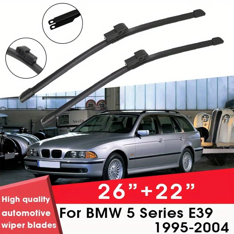 For BMW 5 Series E39 525i 528i 530i 540i M5 26 +22 Wiper Blades