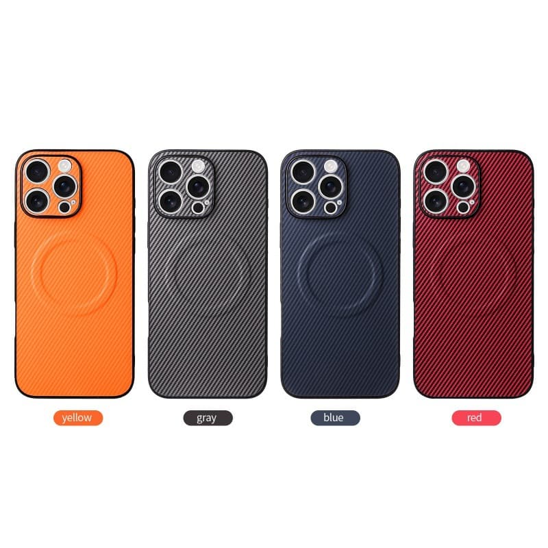 Case for Apple 17 Pro Max, iPhone 16E Protective Case, SE3 Carbon Fiber Leather Case 13/14
