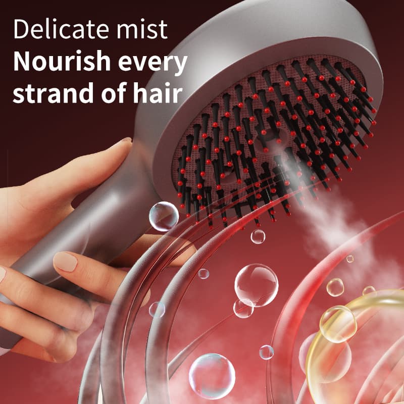 Electric Spray Air Cushion Air Bag Comb for Women's Long Hair Massage Comb Curling Comb Volumizing Scalp Anti-Static Large Comb