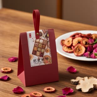 Universal Chinese Medicine Packaging Bag Custom Health Herbal Tea Small Bag Packaging Custom Split Handle Tea Bag Paper Bag