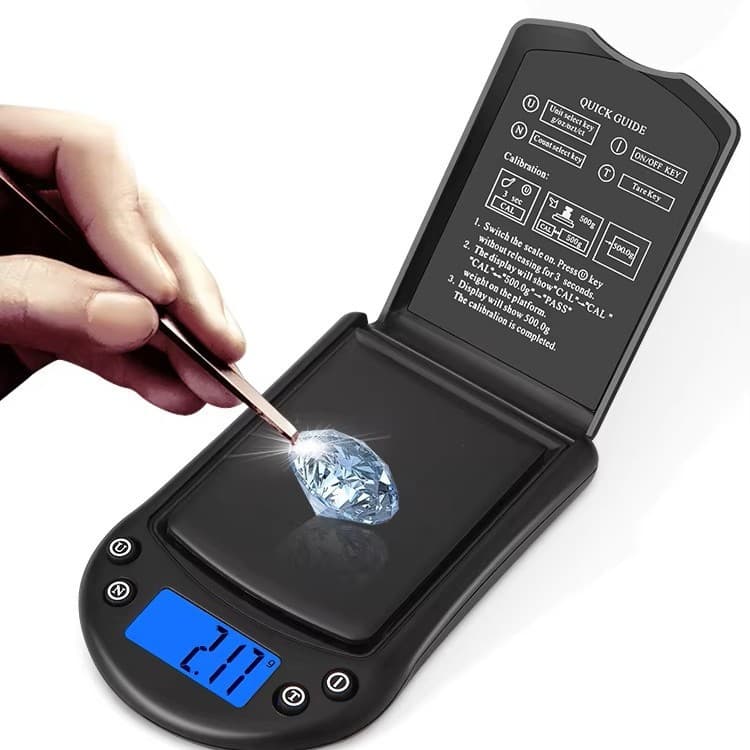 High Precision Mini Digital Pocket Gram Jewelry Scale with Inch LCD Display