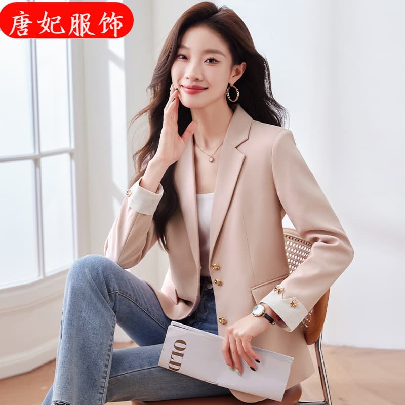 2024 New Women's Long Sleeve Elegant Professional Small Suit Formal Women's Coat Work Clothes Fashion Suit Top