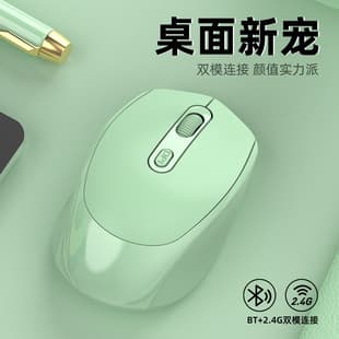 Wireless Mouse 2.4G + Bluetooth, Silent Dual-Mode, Rechargeable, Home Office Gaming Computer Mouse, In Stock Supply