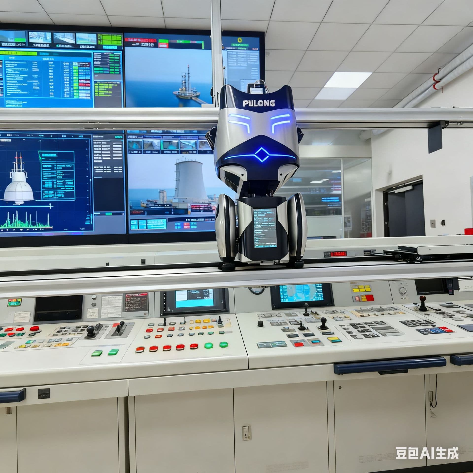 Indoor Rail-mounted AI Inspection Robot, Power Inspection Robot Applied in Multiple Industry Scenarios