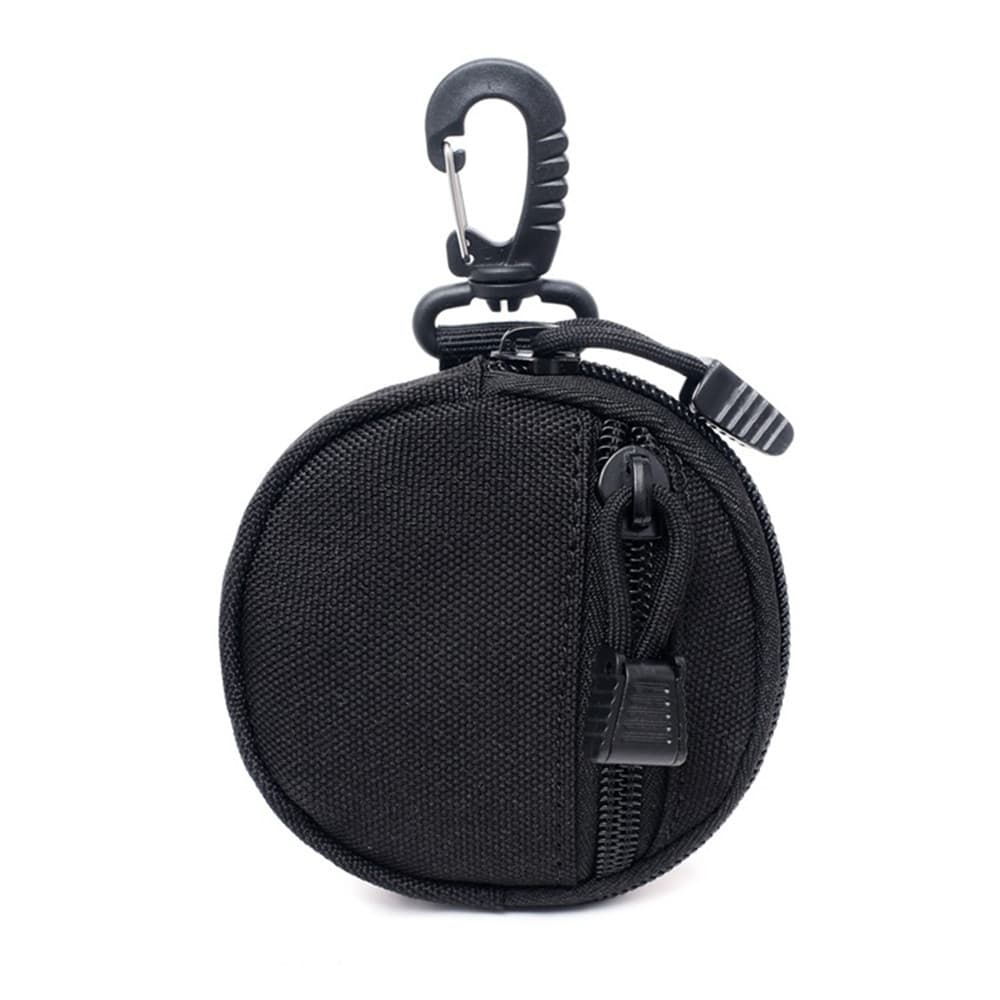 Multi-Function Key Pouch Molle Tactical Hang Bag Coin Storage Portable Outdoor Sports Cycling Military Enthusiast Small Round Bag