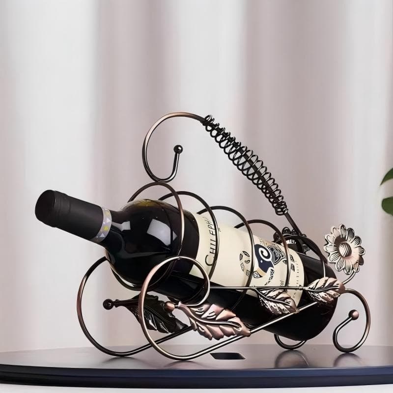 Home wine glass rack, wine cabinet, wine rack ornament, wine decoration, light luxury, high-end classic inverted wine bottle rack