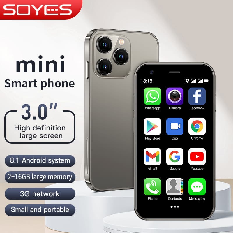 SOYES XS15 Mini Phone 2+16GB Ultra Small Pocket Android Quad-core Smartphone Google Cross-border Hot Selling