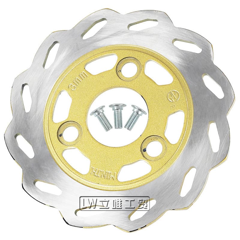 Motorcycle brake disc pattern, brake disc, small monkey electric vehicle front and rear brake disc diameter 155mm, inner diameter 40mm