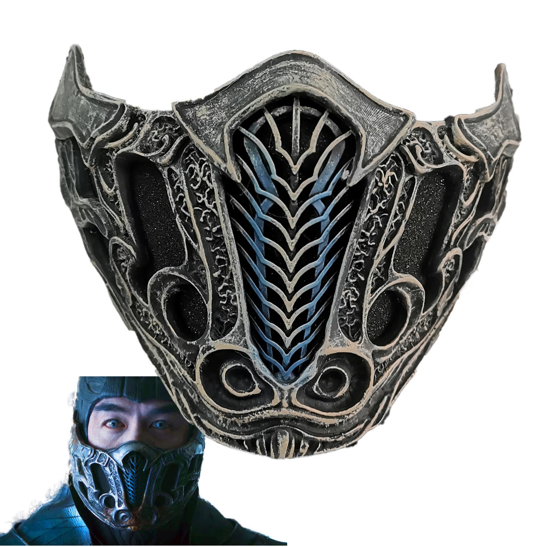 Cross-border Mortal Kombat latex mask Mortal Kombat Halloween mask film and television peripheral dress-up props