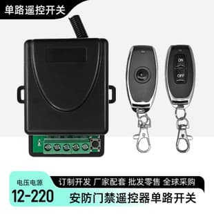 Export Door Access Electronic Lock 433 Remote Control Security 12V 24V 220V Controller Single-Channel Module Receiver Switch