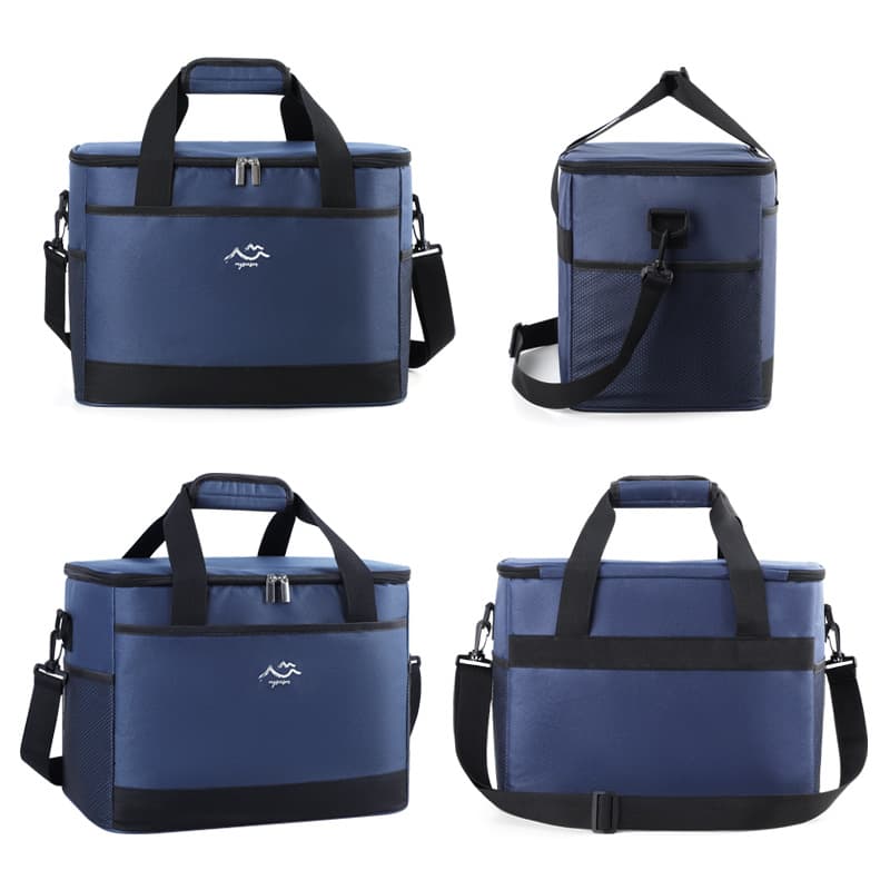 Insulated Cooler Bag for Outdoor Picnic, PEVA Inner Lining, Handheld & Crossbody Portable Cooler Box, Factory Direct Supply for Outdoor Picnics
