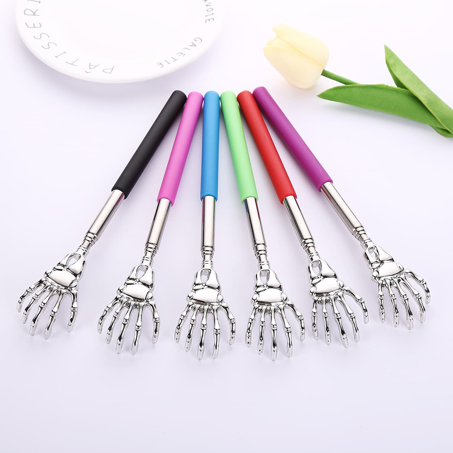Ghost Hand Stainless Steel Extendable Household Massager, Self-Sufficient Elder's Joy Itch Scratcher