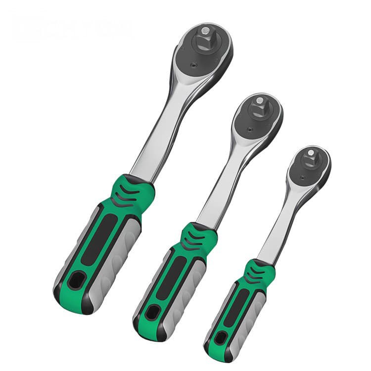 1/4 quick socket ratchet wrench Xiaofei two-way auto repair tool industrial grade 72 teeth external hexagonal multi-function