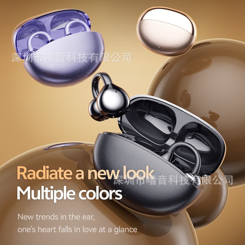 Cross-Border New Product M110 Clip-On Bluetooth Headset Smart Multi-Language AI Translation Rose Gold Wireless Bluetooth Headset