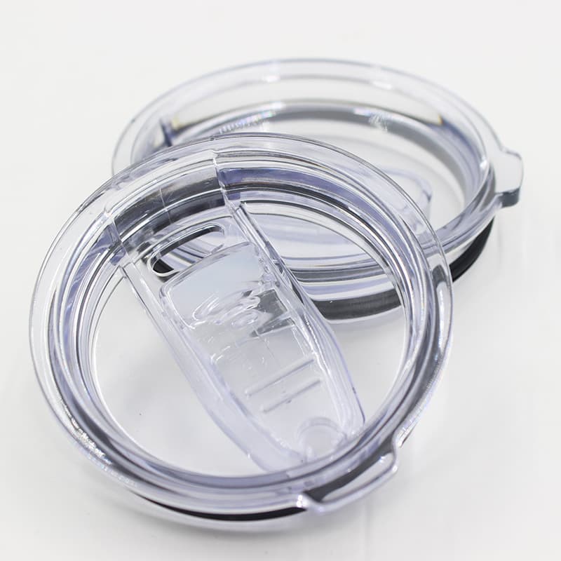 Factory Cross-border Insulated Cup Lid 20oz Plastic Transparent Sealed Car Cup Lid Mug Lid Leak-proof Lid