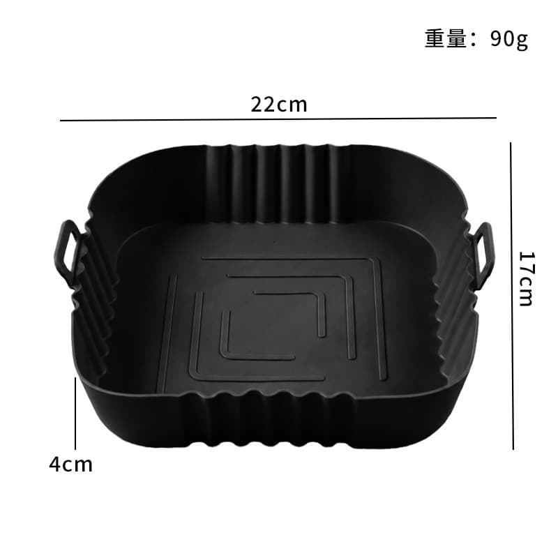 Best-selling Silicone Baking Mold, High-Temperature Resistant, Easy to Clean, Round Baking Tray for Air Fryer, Household Silicone Baking Pan