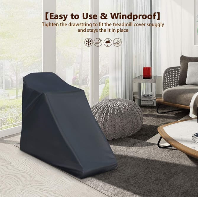 Cross-border 210D Oxford Fabric Fitness Equipment Protective Cover Outdoor Home Treadmill Cover Spinning Bike Cover Dust Cover