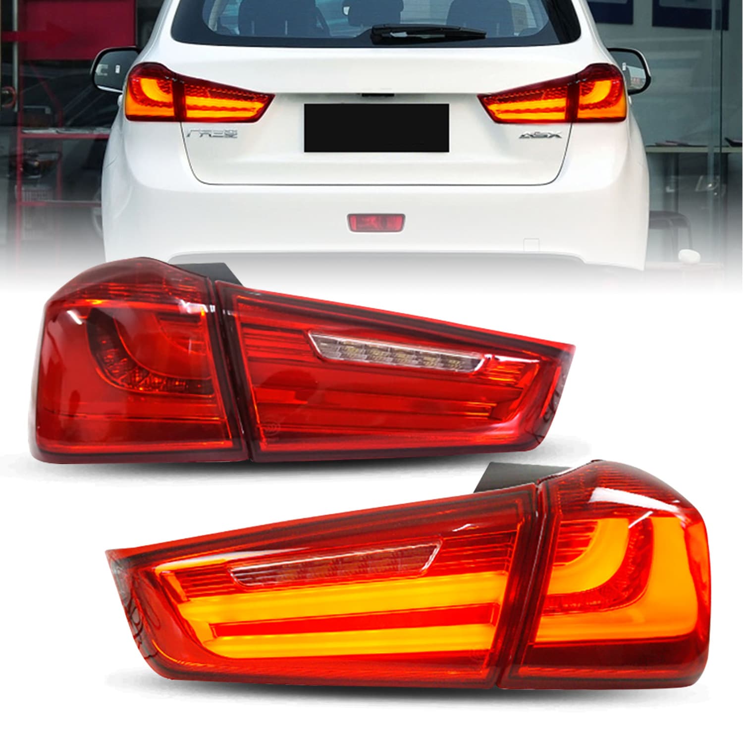 HCMOTIONZ is suitable for Mitsubishi Jinxuan ASX 11-19 LED modified taillight assembly
