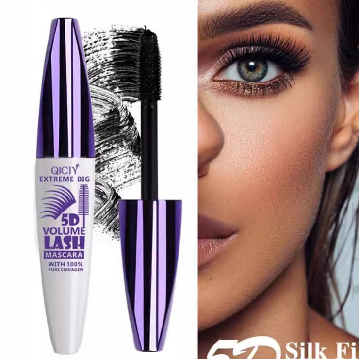 QICIY Amazon's popular mascara is waterproof, thick and long-lasting, naturally long eyelashes, foreign trade mascara