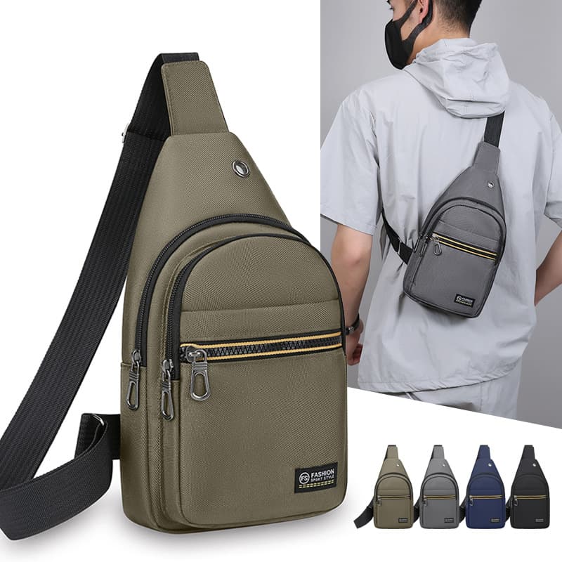 Custom Chest Bag for Men, New Fashion Shoulder Bag Small Crossbody Bag, Men's Summer Casual Small Backpack