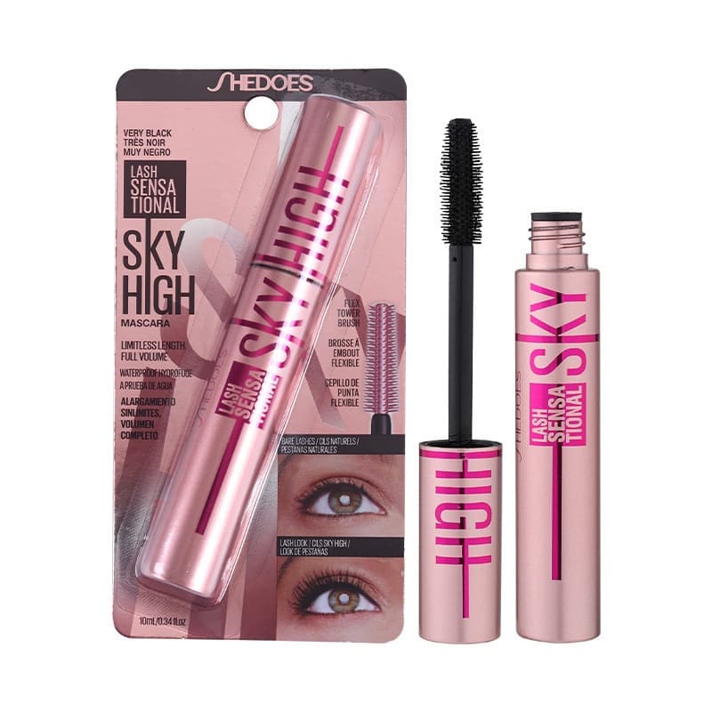 Cross-border Best Seller Shedoe Waterproof Volumizing Curling Lengthening Non-smudge 4D Mascara Eye Makeup for Export