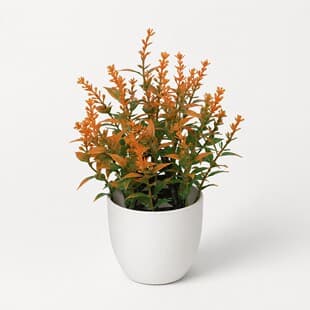 Cross-Border Amazon Bestseller Nordic Style Small Round Potted Lavender Simulation Flower, Artificial Green Plant Desktop Ornament