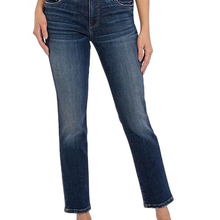 European and American 2025 new products Amazon cross-border foreign trade summer casual slimming jeans for women slim-fitting butt-lifting trousers for women
