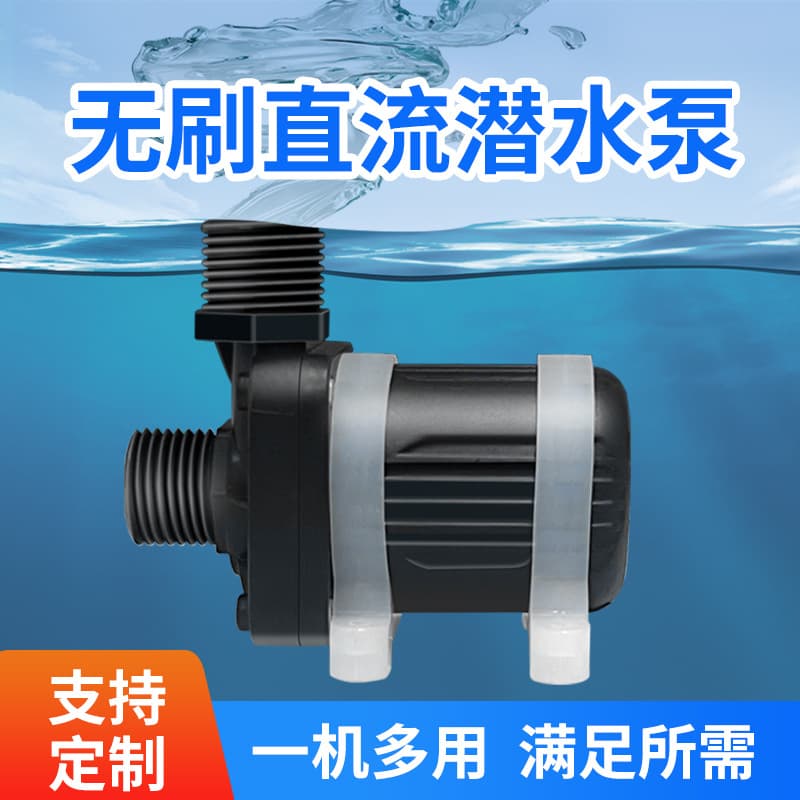 Brushless DC Submersible Pump Nylon High-Temperature Resistant Beauty Instrument Head Therapy Machine 12V Small Water Pump for Small Submersible Pump