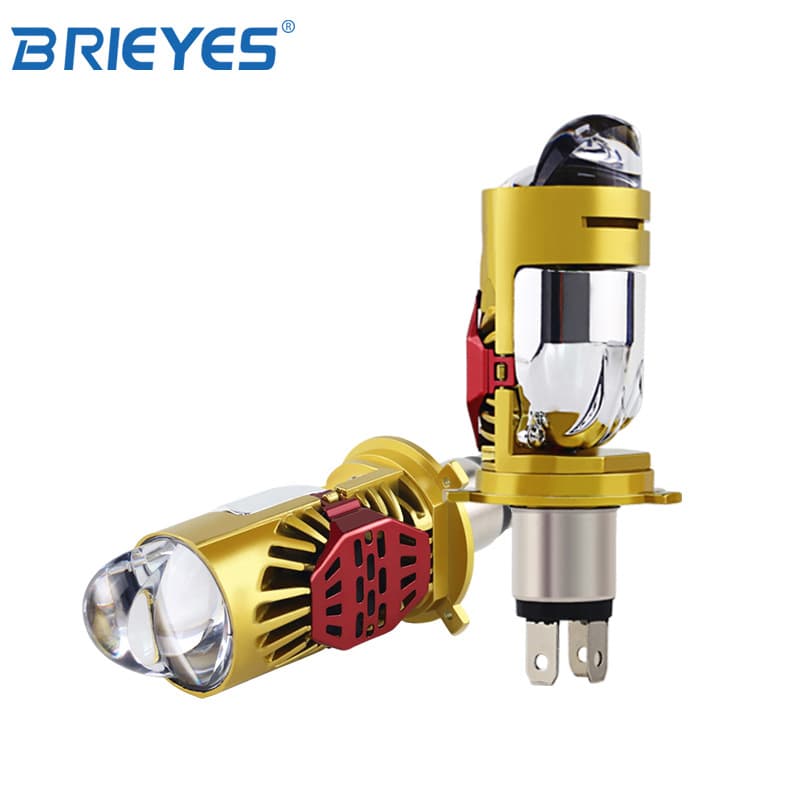 Hot Sale M01J Dual Lens H4 Motorcycle Light 9V-80V Truck LED Headlight 45W Plug-in Wireless Headlight