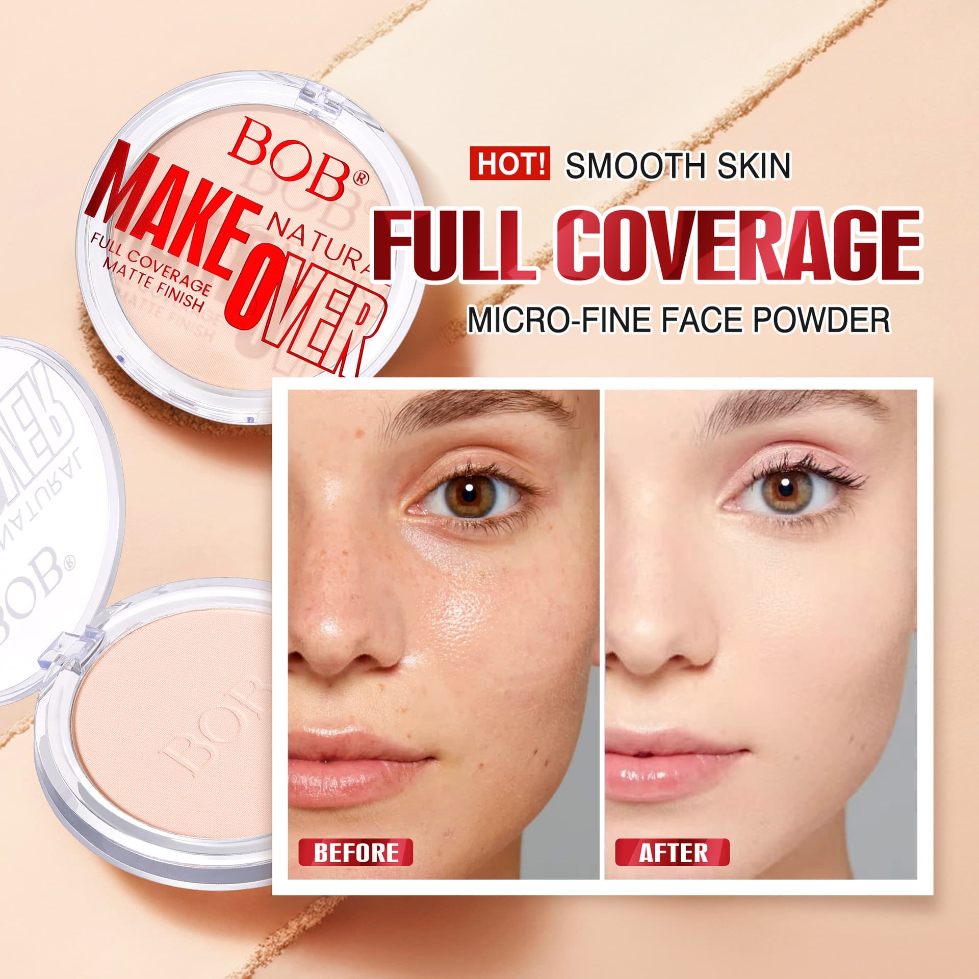 Cross-border Bob Waterproof Natural Fit Setting Powder
