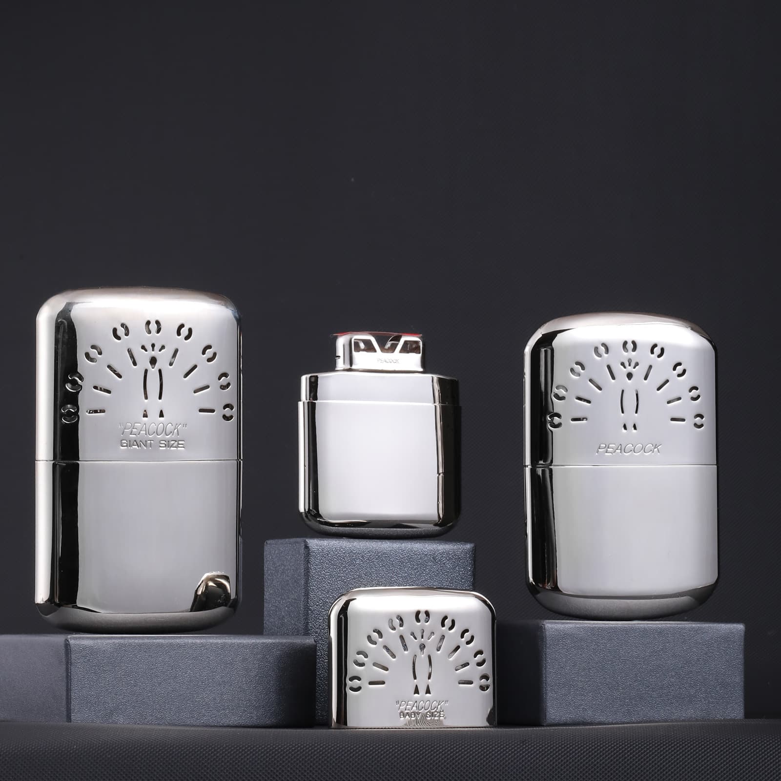 Authentic Peacock Hand Warmer, Portable Hand Warmer with Platinum Catalyst, High-End Gift
