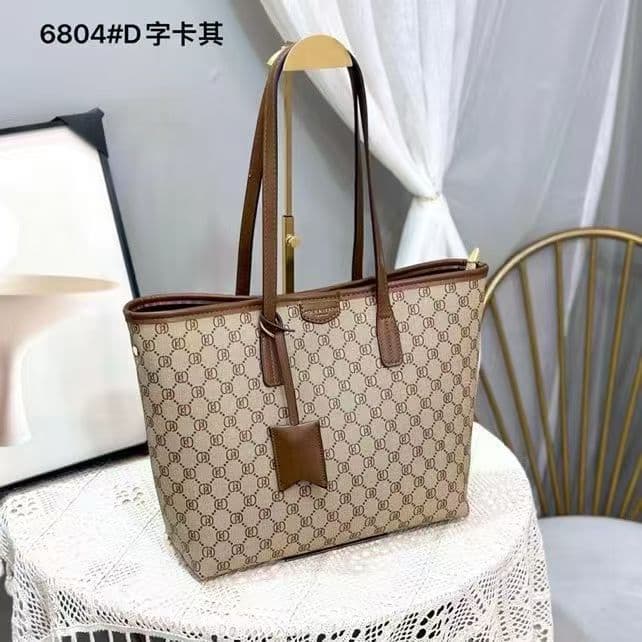 New Handbag 2025 Large Capacity Tote Bag Shoulder Bag Classic Monogram Versatile Underarm Bag Women's Bag