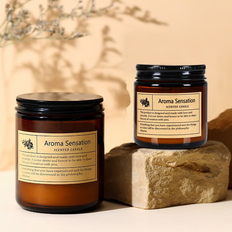 Cross-border aromatherapy candle 200g canned soy wax candle aromatherapy atmosphere gift souvenir smokeless candle
