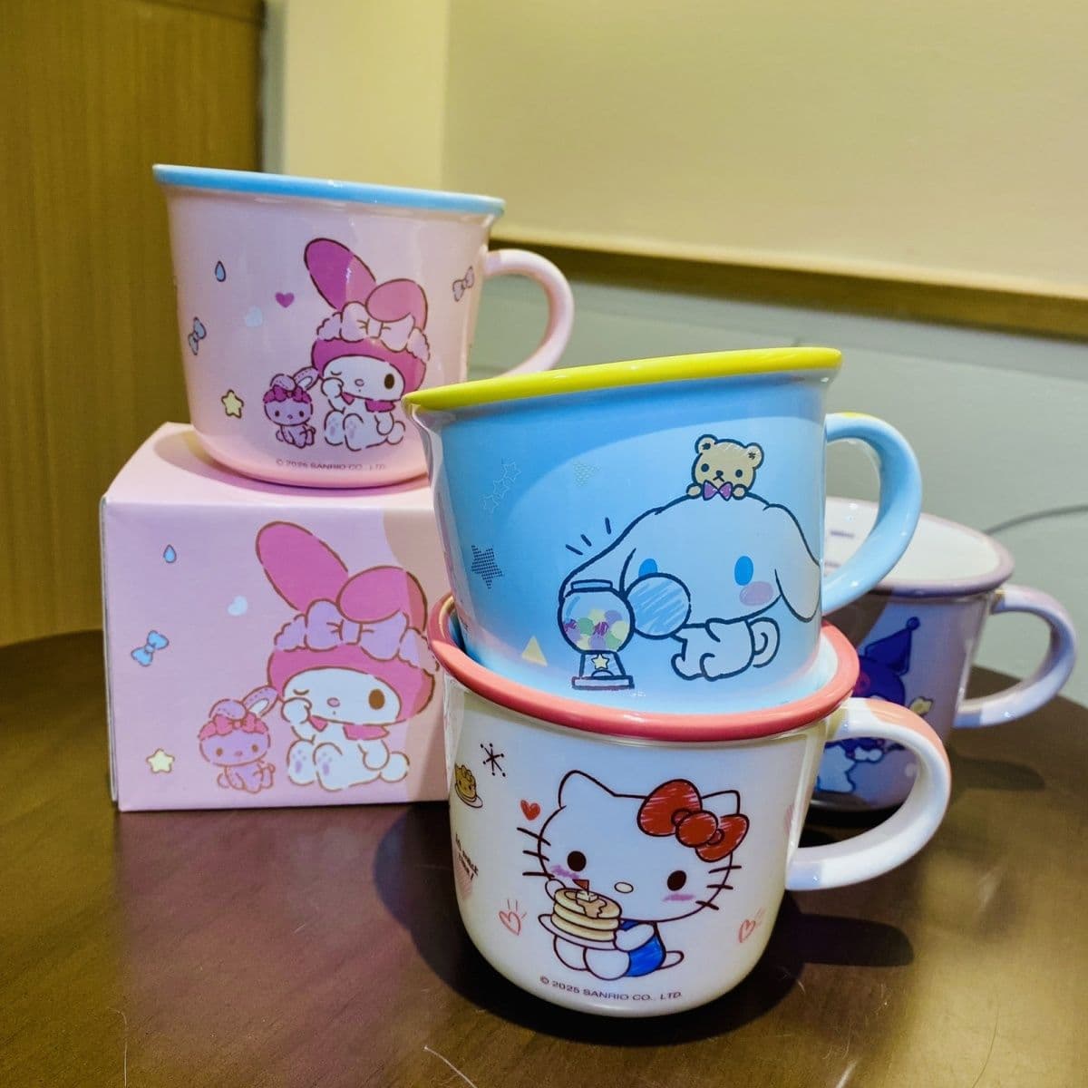 Sanrio Cartoon Ceramic Mug Milk Cup Coffee Cup Drinking Cup Kuromi Milk Coffee Mug