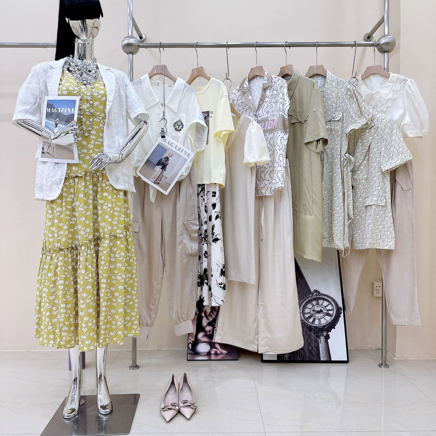Counter Cut-Label Off-Shelf High-End Big Brand Women's Clothing Stock Wholesale One-Stop Sourcing Final Payment Clearance Clothes
