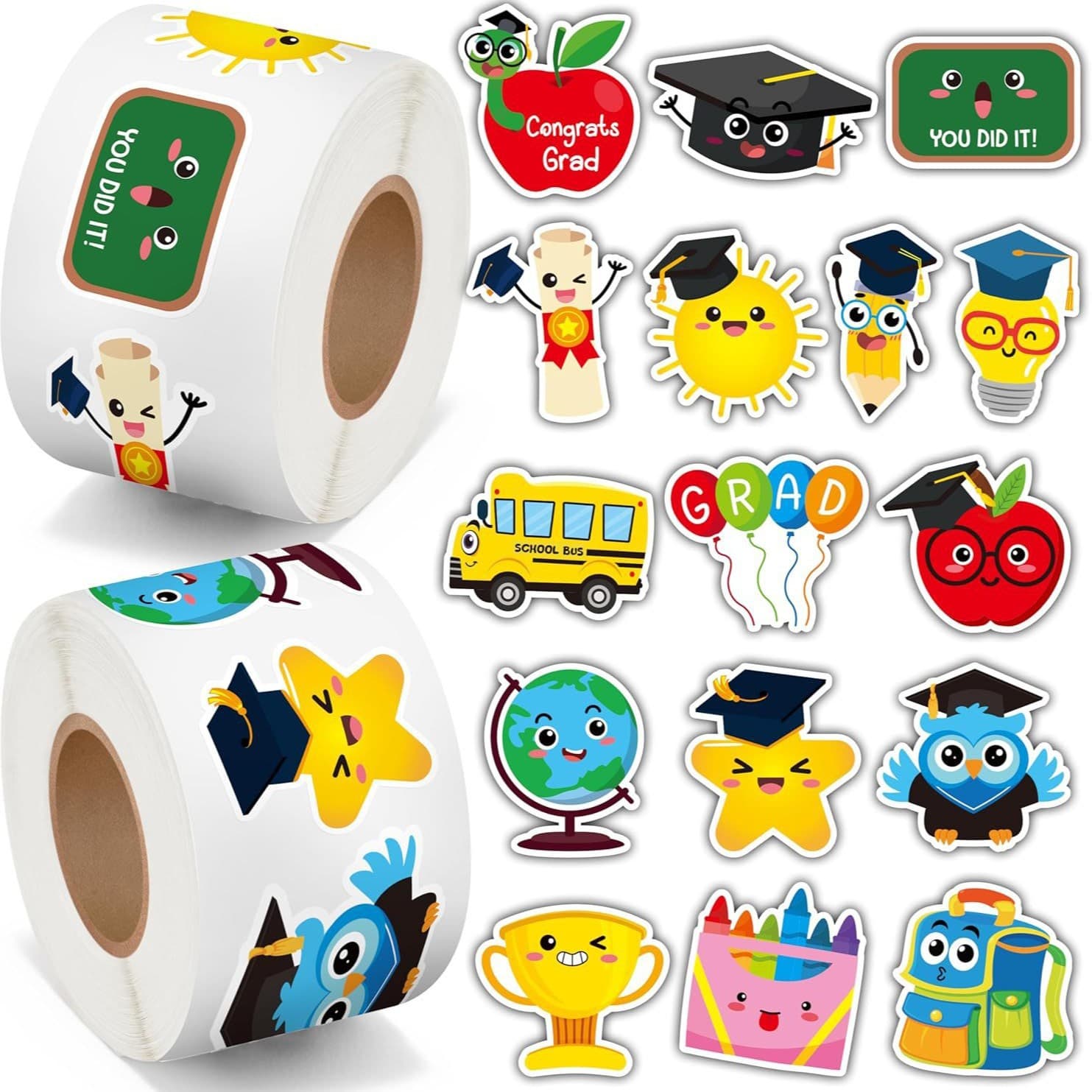 Children's reward stickers Cartoon praise and encouragement stickers Student kindergarten point reward stickers stickers