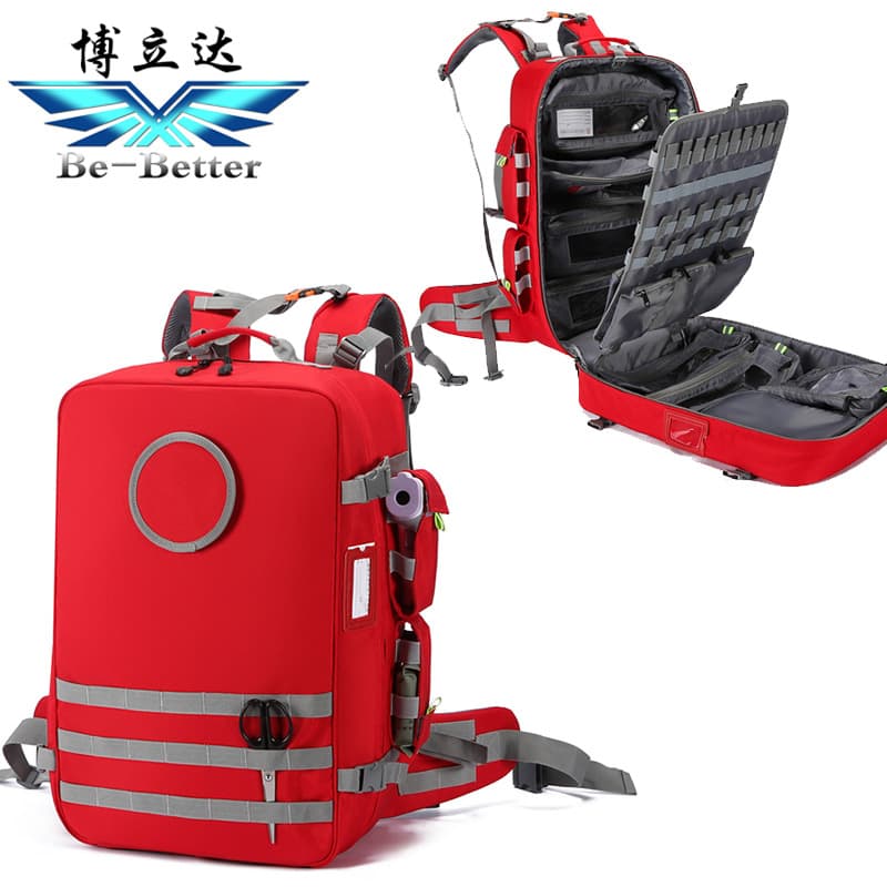 Waterproof Large Capacity Multifunctional Health Emergency Backpack Outdoor First Aid Backpack