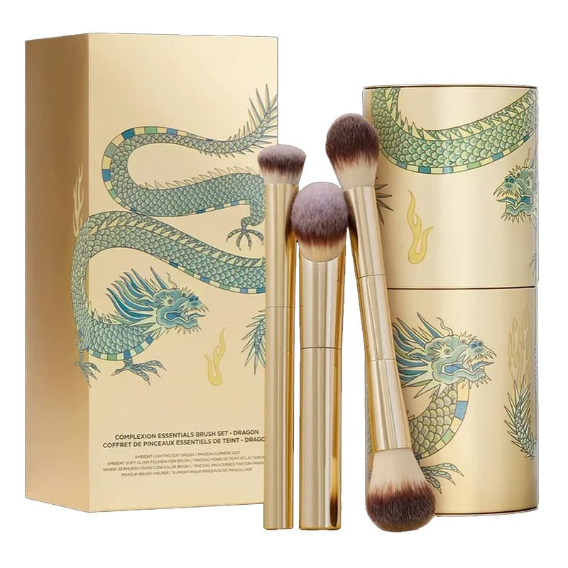 HG Dual-Ended Makeup Brush Multifunctional Blush Brush Powder Brush Gold Soft Bristle Makeup Brush Cangzhou Makeup Brush