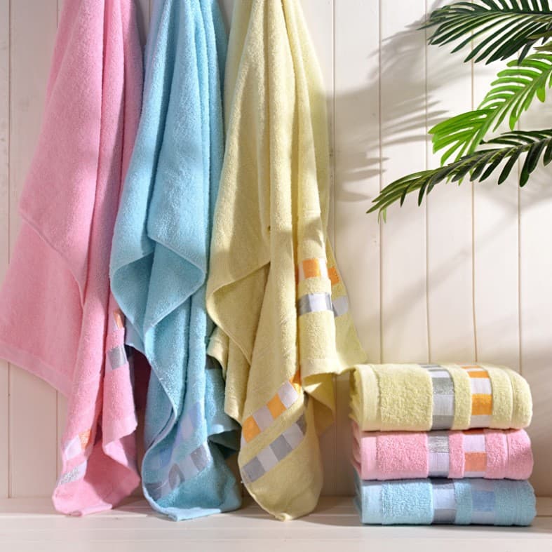 Factory Direct Supply Cotton Large Bath Towel Plain Simple Soft Wrap Beach Towel Home Bathroom Large Towel Cross-Border Goods
