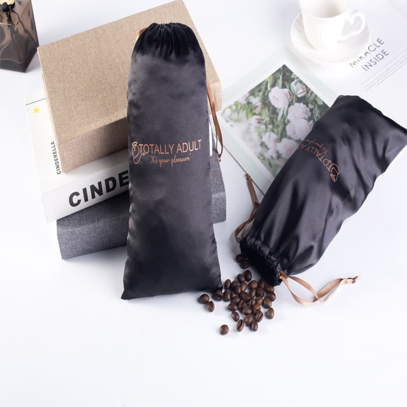 Wholesale Satin Underwear Bag, Silk Drawstring Wig Bag, Fashion Accessories, Satin Drawstring Storage Packaging Bag