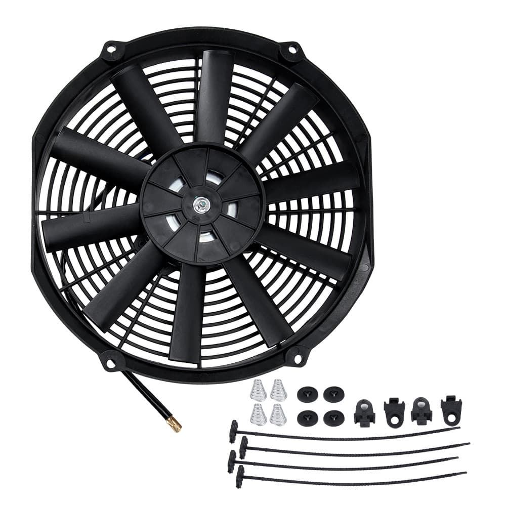 12-inch Cooling Fan 12V Car Radiator Fan Condenser Fan Oil Cooler Heat Dissipation Auto Parts Cross-border