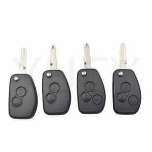 For Renault 2-Button 3-Button Laguna Dacia Straight Modified Folding Remote Key Shell Unbranded Modified