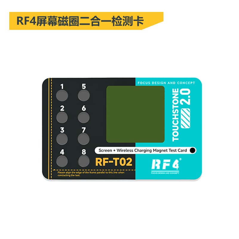 RF4 Screen Magnetic Ring 2-in-1 Detection Card No-Disassembly Quick Test Third-Party Screen Second-Hand Phone Recycling Inspection Tool