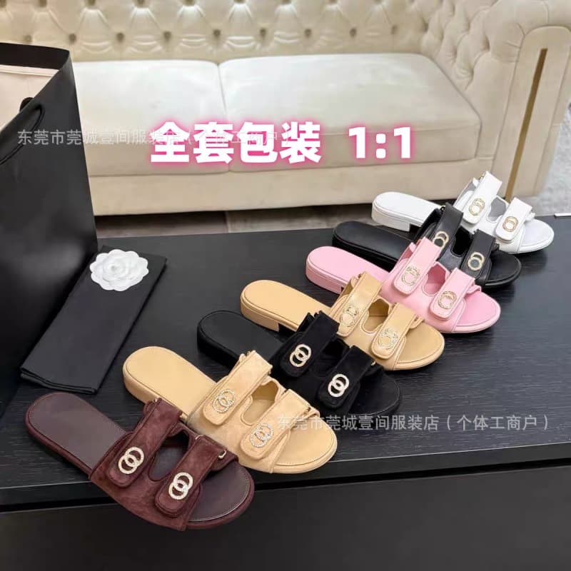 Metal Buckle One-Strap Velcro Roman Sandals, 2026 New Summer Casual Beach Slippers